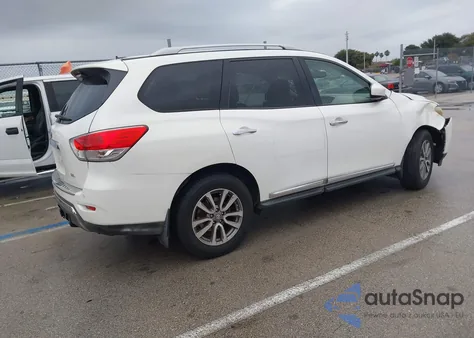 2014 Nissan Pathfinder Sl из США, поврежденный, VIN 5N1AR2MN2EC681372